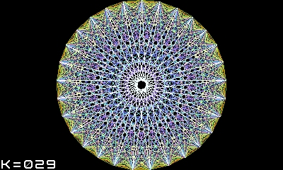 二十九芒星の内側にも線を含めたもの